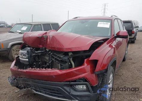 2018 Volkswagen Atlas 3.6L V6 Se/3.6L V6 Se W/Technology from USA, damaged, VIN 1V2DR2CAXJC579780